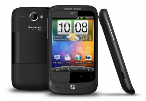 Pantalla del HTC Wildfire 13
