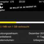 Datenvolumen bei Mobilfunkverträgen