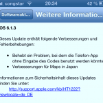 iOS 6.1.3 pour tous les appareils iOS actuels