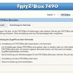 In the Fritzbox user administration the appropriate settings can be made