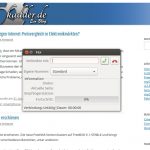 Roger Router: Faxen unter Linux mit der Fritz!Box Eingabe der Fax-Nummer in Roger Router