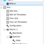BitTorrent Sync en tant que plugin FreeNAS avec espace de stockage alloué