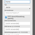 PPTPD-VPN setup under Android 4.4.2