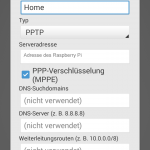 Raspberry Pi: WM 2018 selbst aufs Handy streamen PPTPD-VPN Einrichtung unter Android 4.4.2