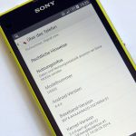 Android 4.4.4 auf Sony Xperia Z1 Compact