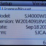 Actualización del firmware del SJ4000