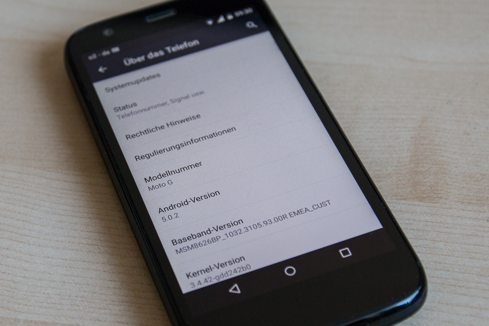 moto g android 5