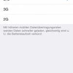 iOS 8.3 bringt die Wahl des Netzstandards