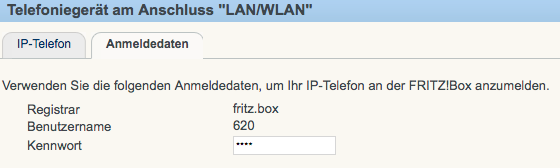 Fritz!Box VoIP-Telefon
