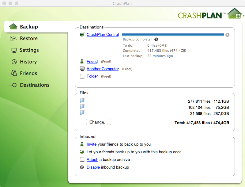 crashplan 43 freenas