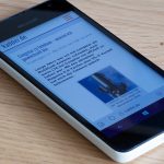 kadder.de dans le navigateur Edge sur Lumia 550