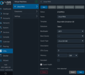 La Casa de la Moneda de Linux como una máquina virtual en el Corral de FreeNAS