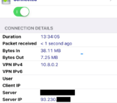 OpenVPN-Verbindung iPhone7