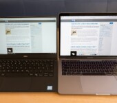 DELL XPS 13 : Ecran vs. Macbook Pro 