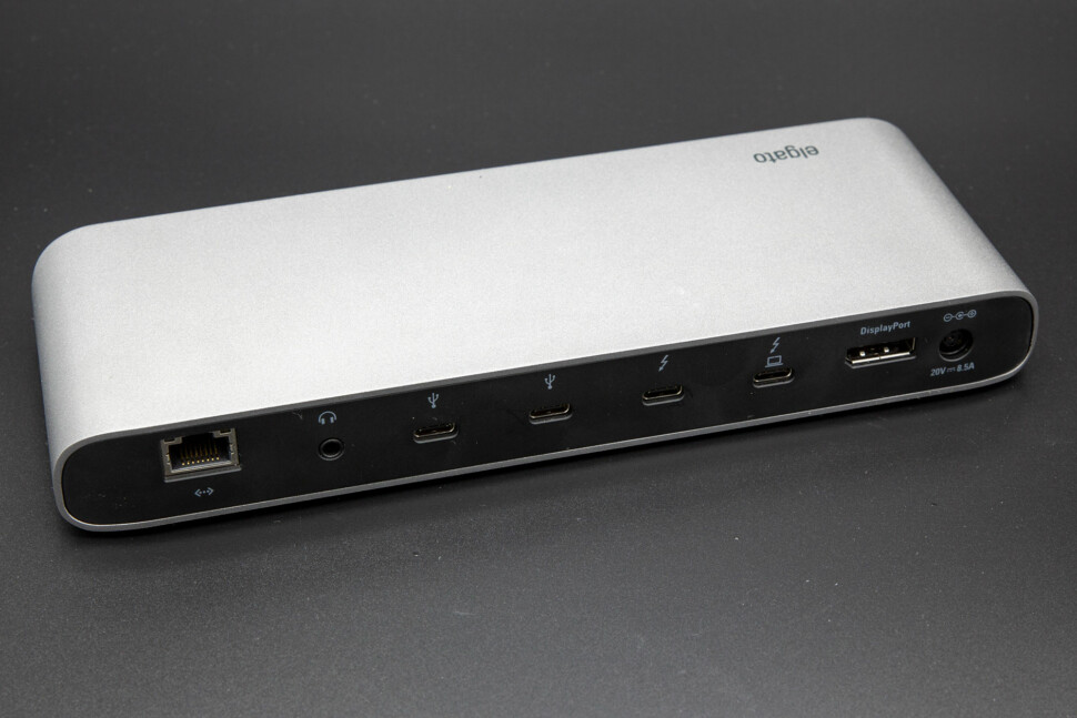 Elgato Thunderbolt 3 Pro Dock: Erfahrungsbericht & Hands-On Elgato Thunderbolt 3 Pro Dock: Anschlüsse auf der Rückseite