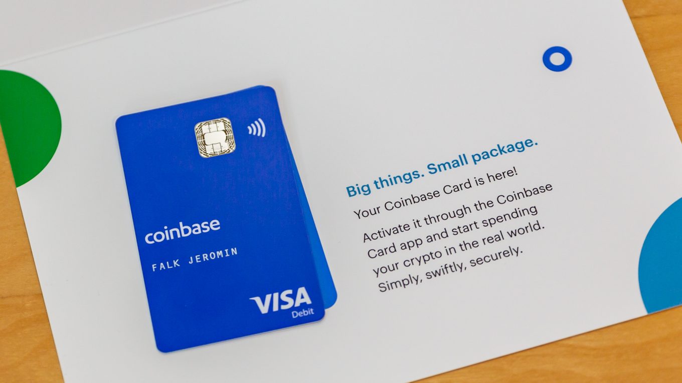 Coinbase Card: VISA-Card mit Bitcoins coinbase card 2