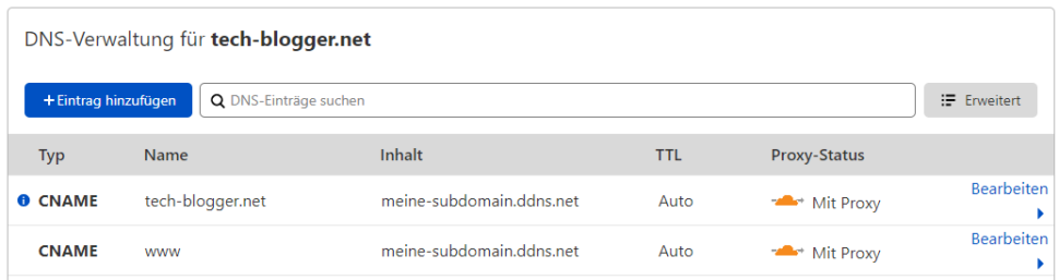 cloudflare dns