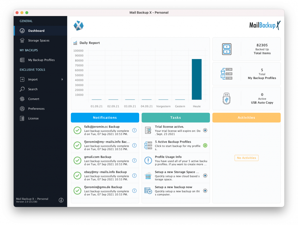 E-Mail-Archivierung unter macOS mit Mailbackup X mailbackup x macos
