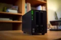 kadderx a small boxy network attached storage NAS on a clean ta 8ebe9096 6841 48c0 ad9a a73d48533b61